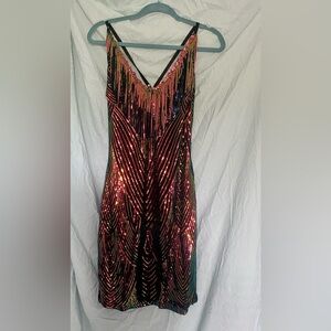 Sequin cocktail dress